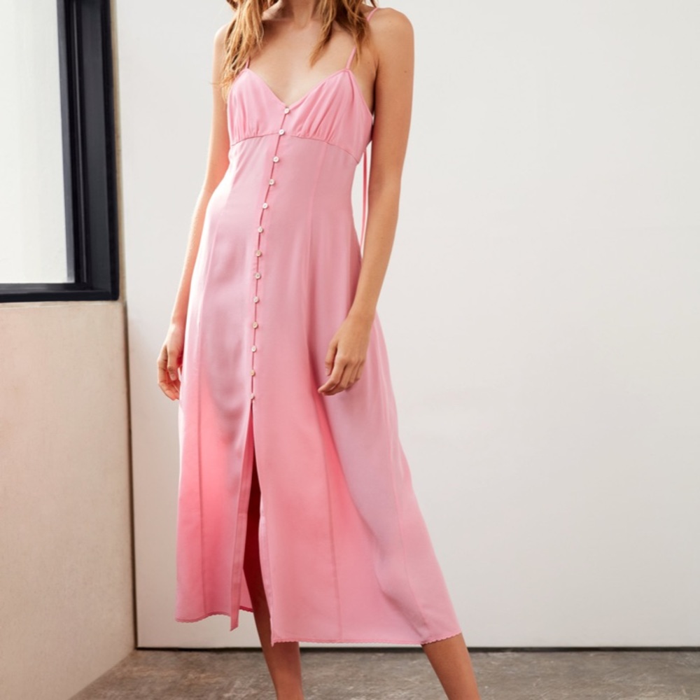 Aritzia Le Fou Silk Slip Illona Dress
